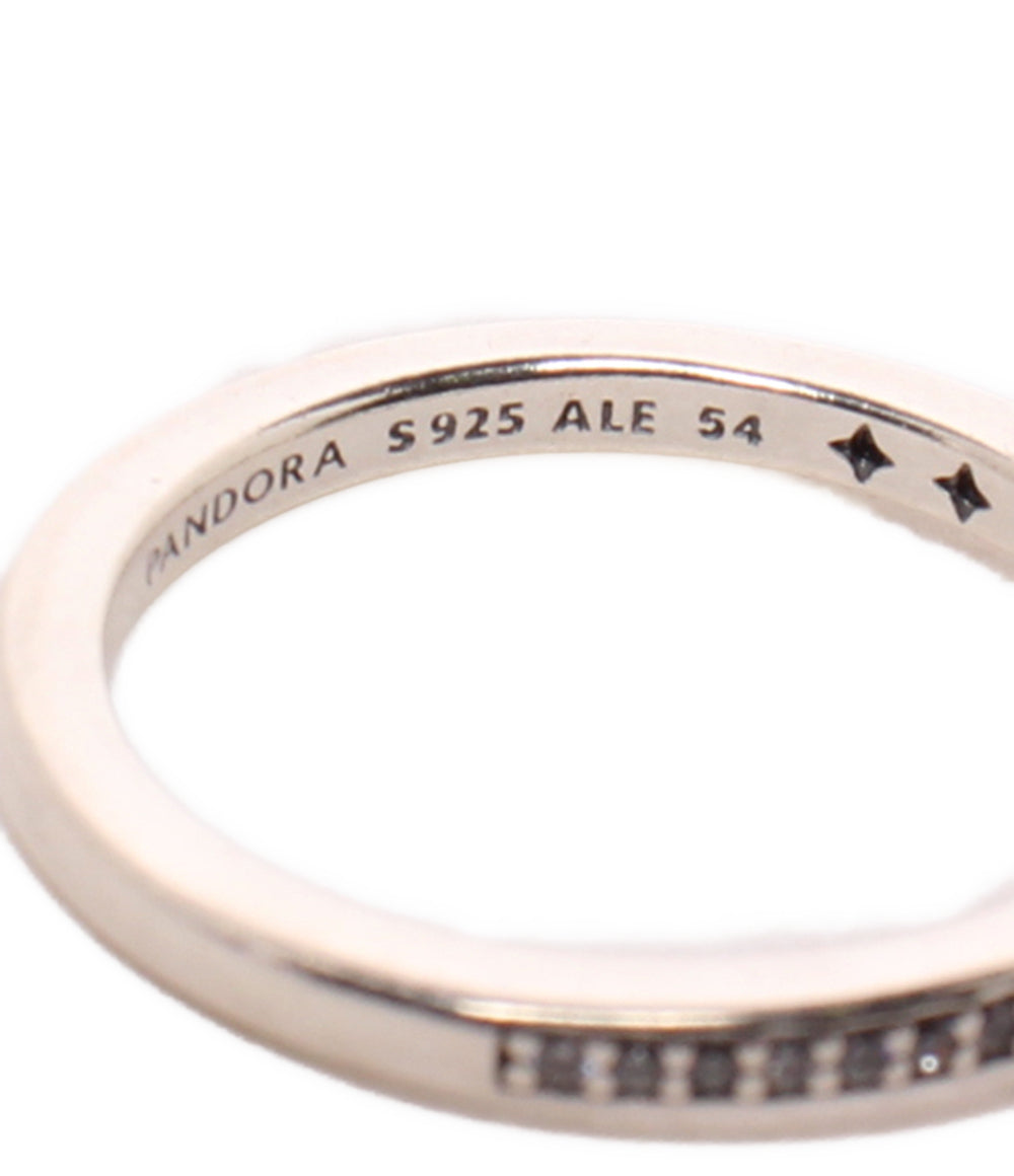 美品 PANDORA Disney リング 指輪 SV925 白雪姫 リボンモチーフ レディース SIZE 13号 パンドラ