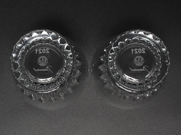 美品 Baccarat イヤータンブラー グラス 2点セット ペア 2021 ティアラ バカラ
