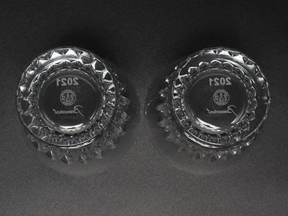 美品 Baccarat イヤータンブラー グラス 2点セット ペア 2021 ティアラ バカラ