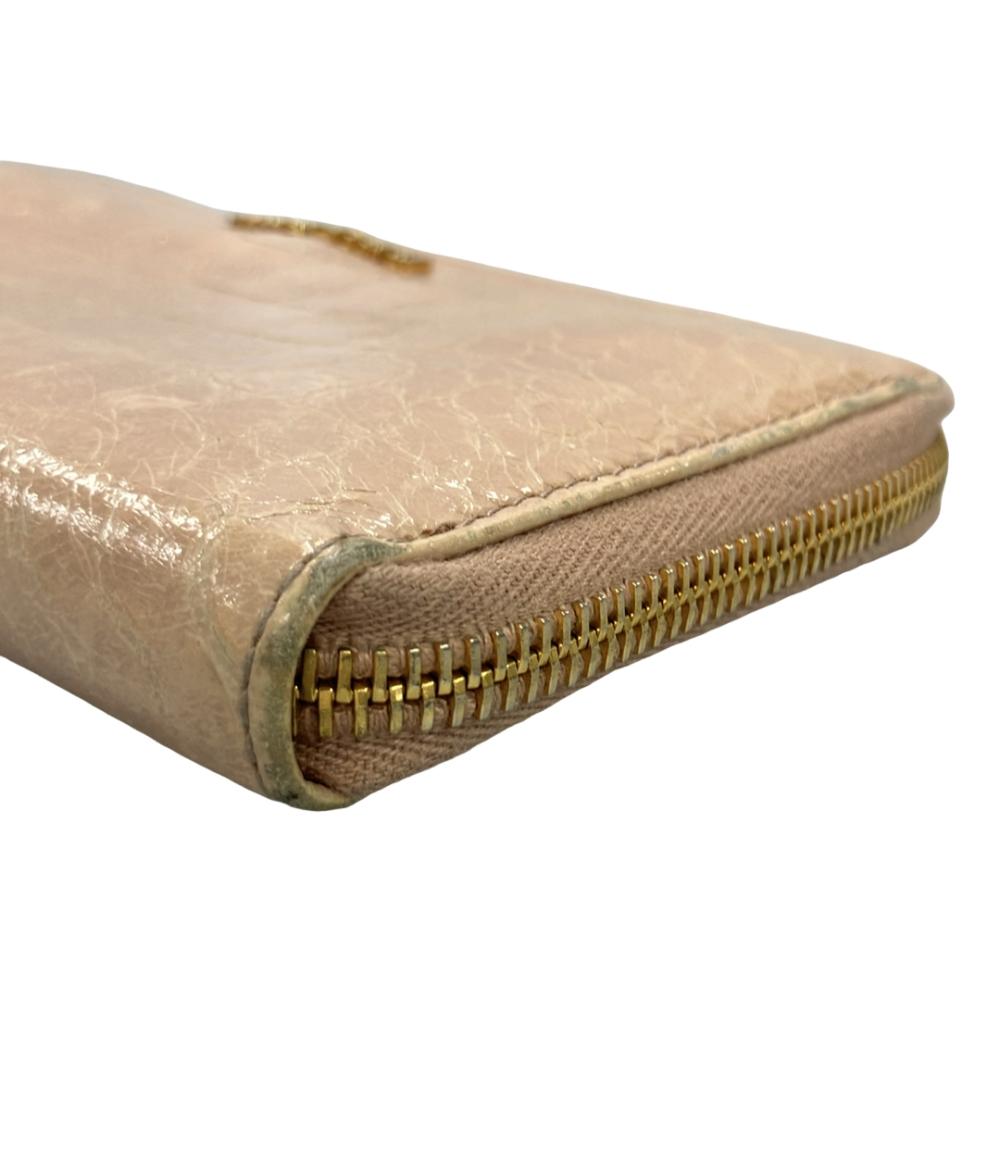 ミュウ ミュウ ラウンドファスナー長財布 レディース Miu Miu