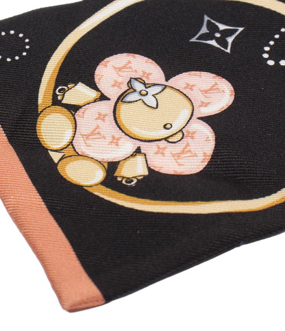 美品 LOUIS VUITTON スカーフ シルク100% バンドー ヴィヴィエンヌ アンド ビヨンド M78132 レディース ルイ・ヴィトン