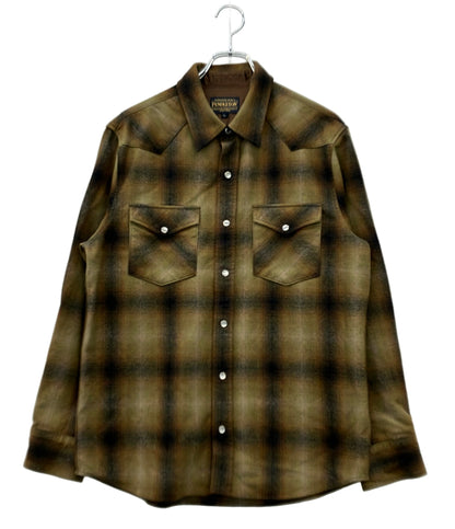 PENDLETON 長袖シャツ ネル チェック柄 01-25-08-11-101 メンズ SIZE L ペンドルトン