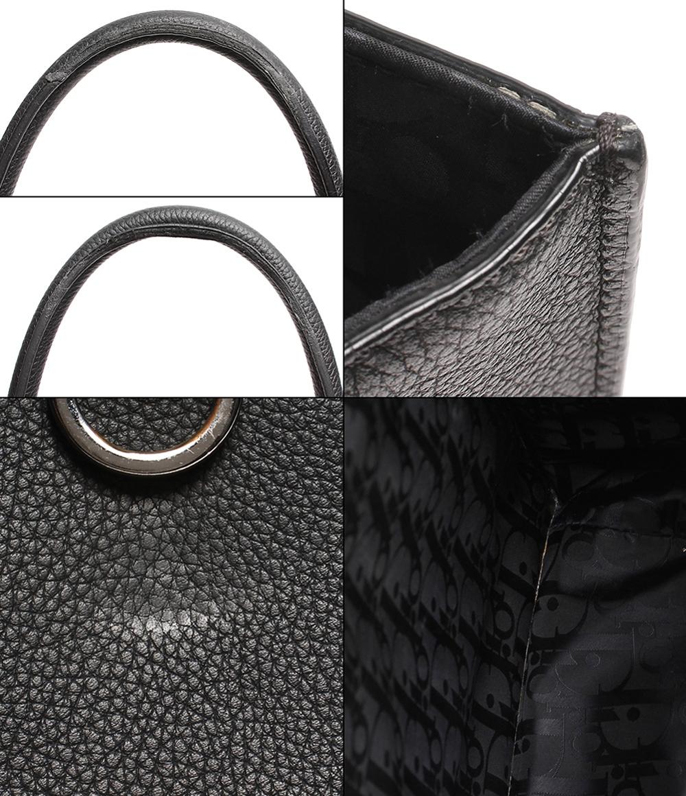 ディオール レザートートバッグ シルバー金具 サファリトート メンズ Dior