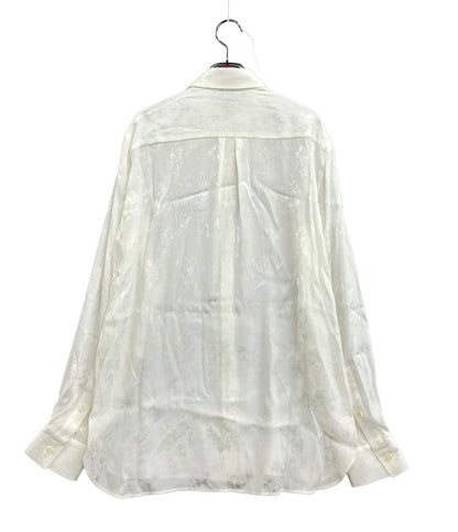 美品 ニューナウ 長袖シャツ 花柄ブラウス レディース SIZE L new now