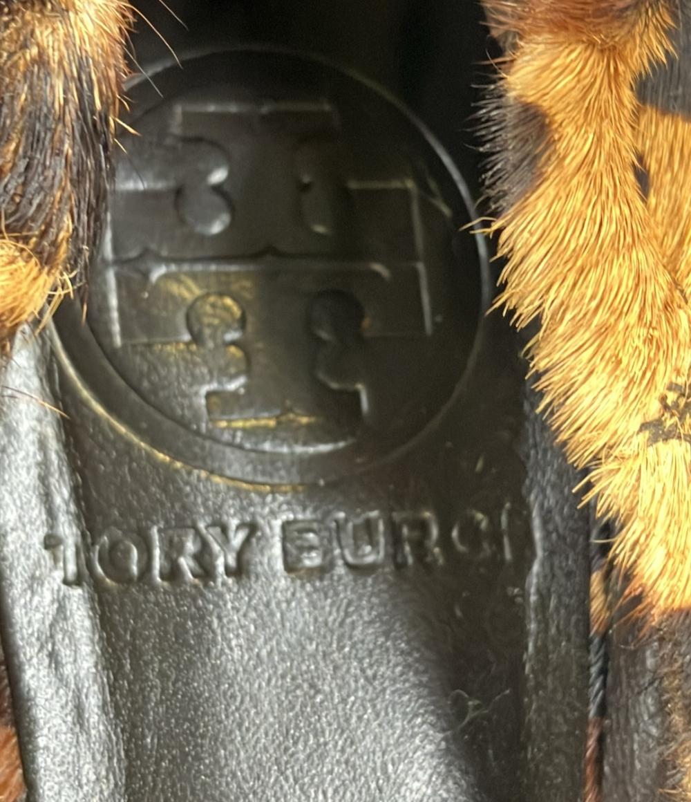 Tory Burch バレエシューズ レオパード柄 ハラコ レディース SIZE 5 1/2 (22.5cm) トリーバーチ