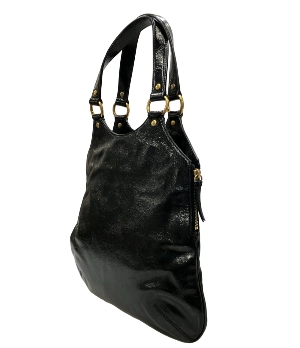 YVES SAINT LAURENT トートバッグ パテントレザー レディース イヴ・サンローラン
