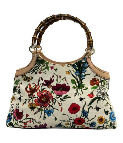 グッチ ハンドバッグ フローラ 花柄 バンブー レディース GUCCI