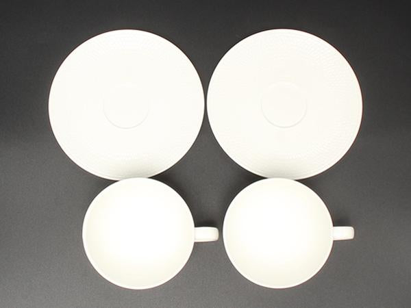 美品 ウエッジウッド カップ＆ソーサー 2客セット ペア ジオ GIO WEDGWOOD