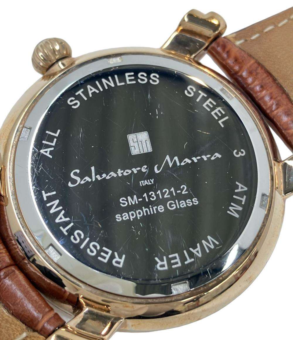 Salvatore Marra 腕時計 クオーツ SM-13121-2 メンズ サルバトーレマーラ