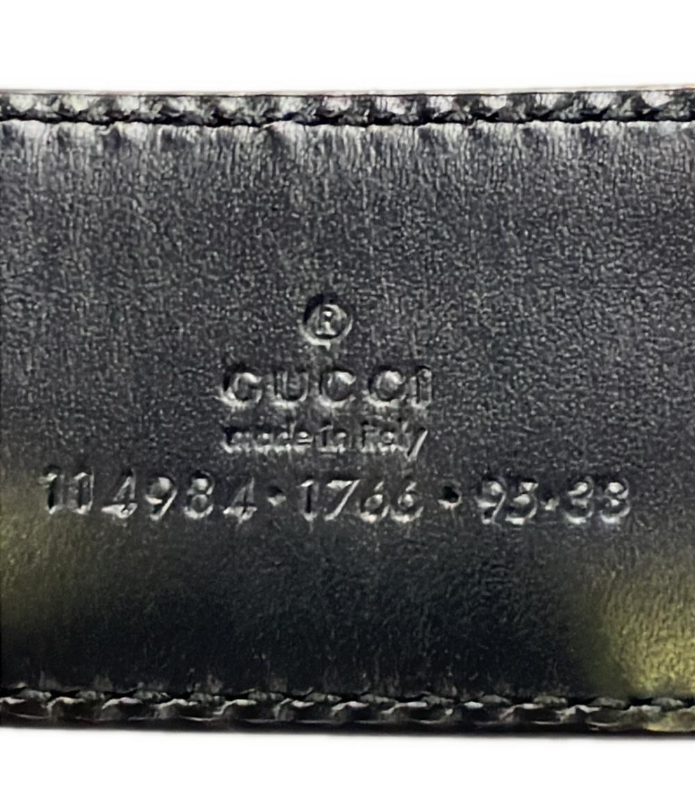 グッチ ベルト インターロッキング シマ 114984 1766 メンズ GUCCI