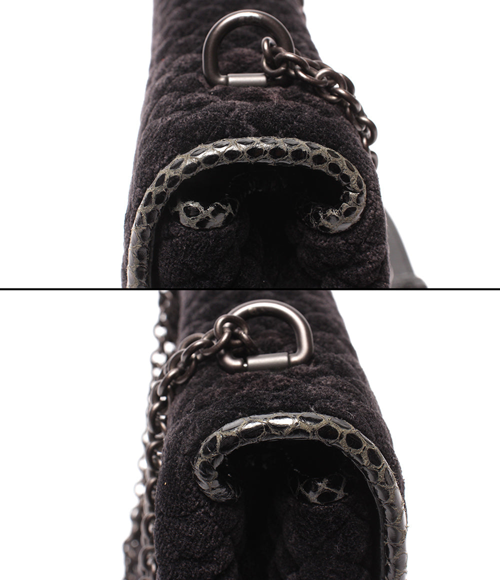 BOTTEGA VENETA チェーンショルダーバッグ 肩掛け ベロア レディース ボッテガ・ヴェネタ