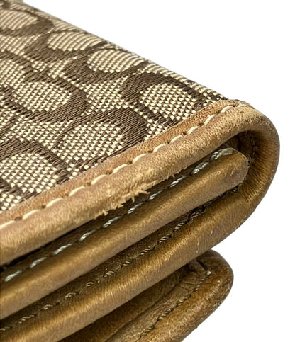 コーチ 二つ折り財布 ミニシグネチャー レディース COACH