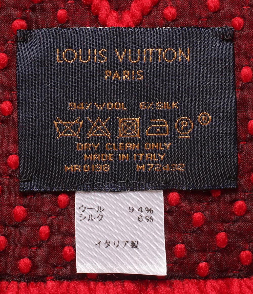 美品 ルイ・ヴィトン マフラー エシャルプ ロゴマニア M72432 レディース LOUIS VUITTON