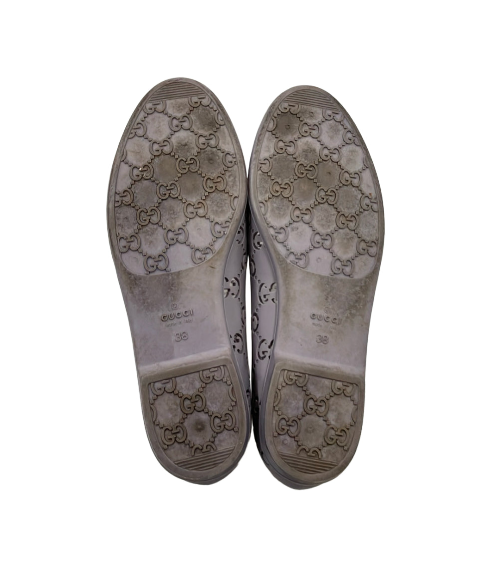 GUCCI ラバーフラットパンプス GG レディース SIZE 38 (25cm) グッチ