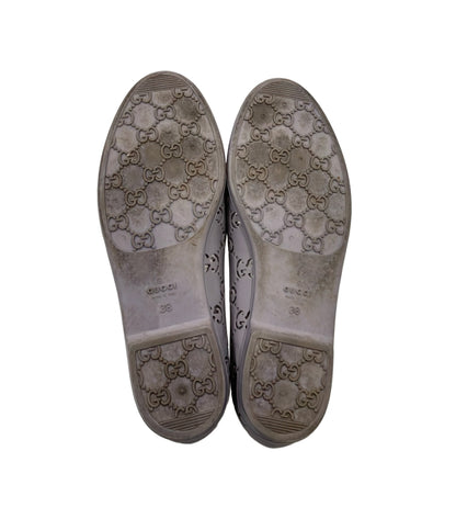 GUCCI ラバーフラットパンプス GG レディース SIZE 38 (25cm) グッチ