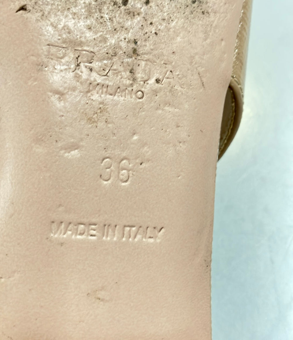 PRADA スリングバックフラットシューズ レディース SIZE 36 (23cm) プラダ