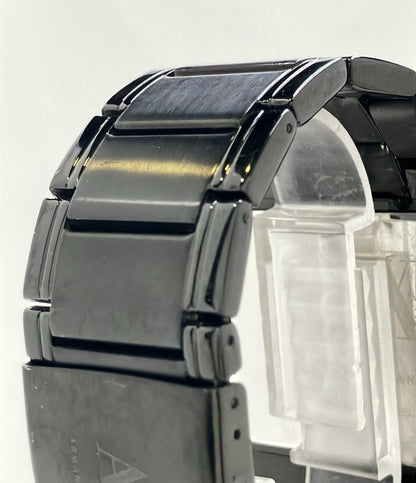 ARMANI EXCHANGE 腕時計 クオーツ ブラック AX2067 メンズ アルマーニエクスチェンジ