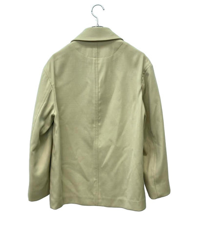 LOEWE ジャケット コンボ アナグラム ロゴレザーパッチ ブルゾン 羊毛 ワークウェア ジャケット H526Y02W27 メンズ SIZE 46 (M) ロエベ