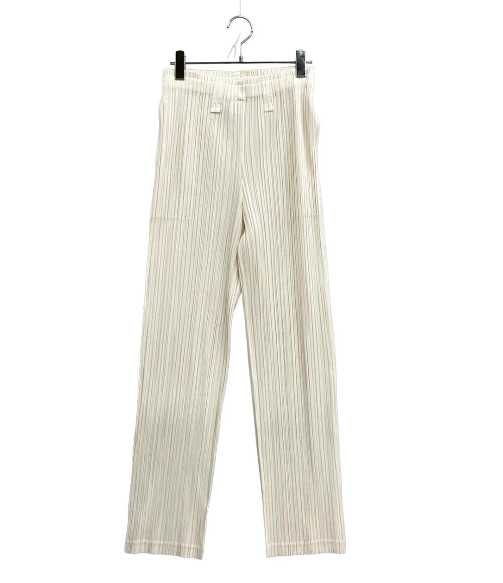 美品 PLEATS PLEASE ストレートパンツ プリーツ PP53JF381 レディース