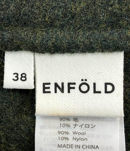 ENFOLD メルトンショートベスト 300FA530-0880 レディース SIZE 38 (M) エンフォルド