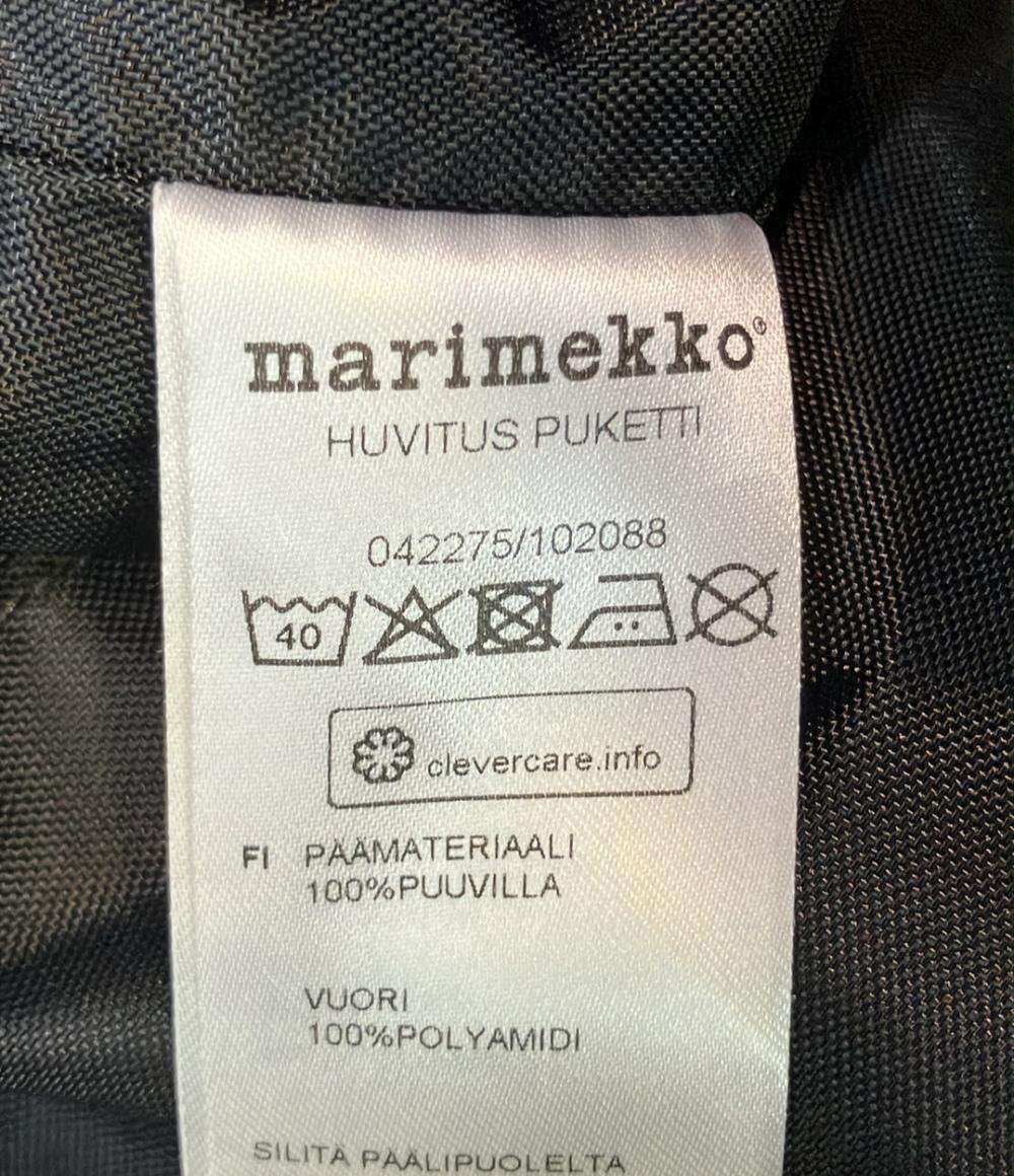 美品 marimekko トートバッグ 肩掛け 花柄 レディース マリメッコ