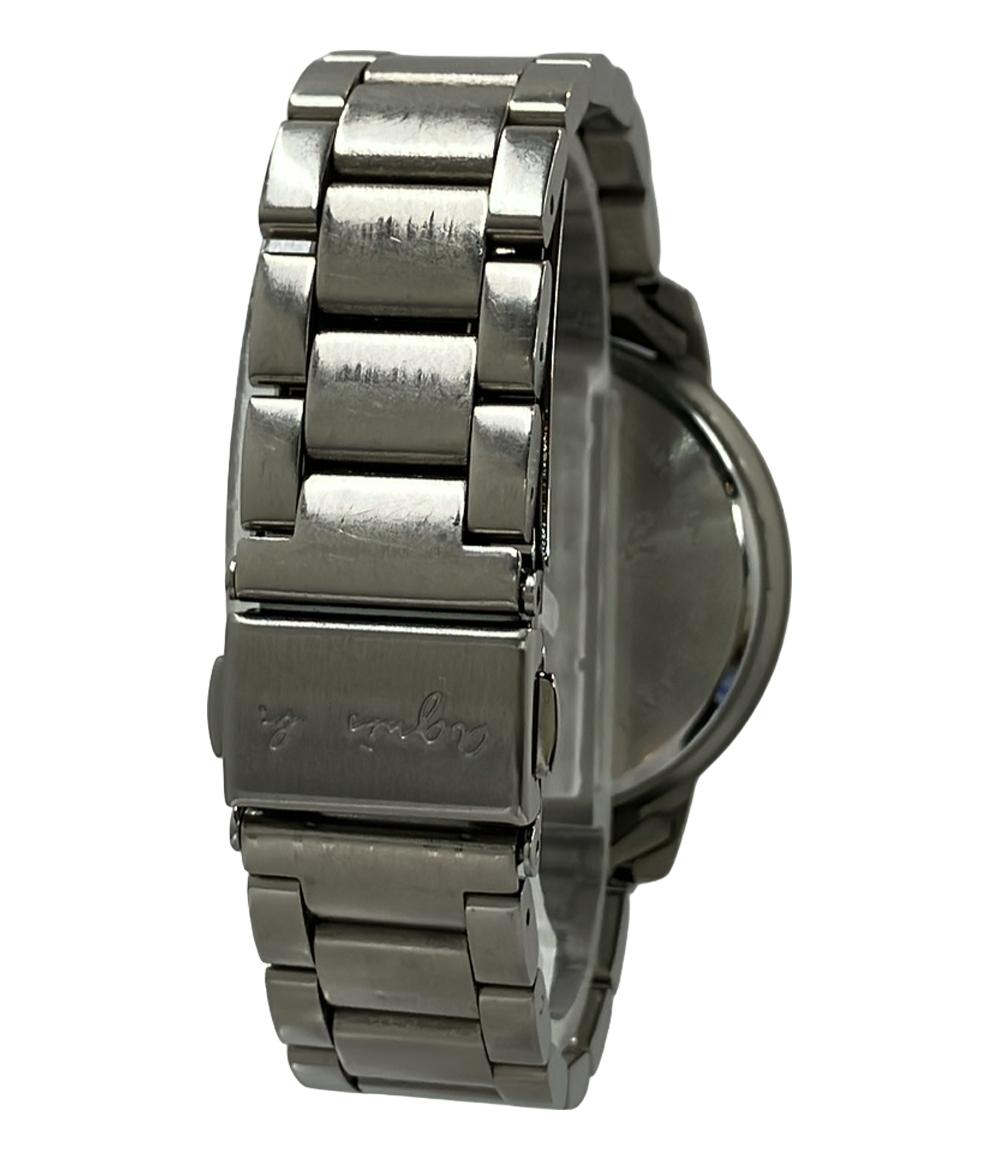 agnes b. 腕時計 クオーツ ブラック V33J-0020 レディース アニエスベー