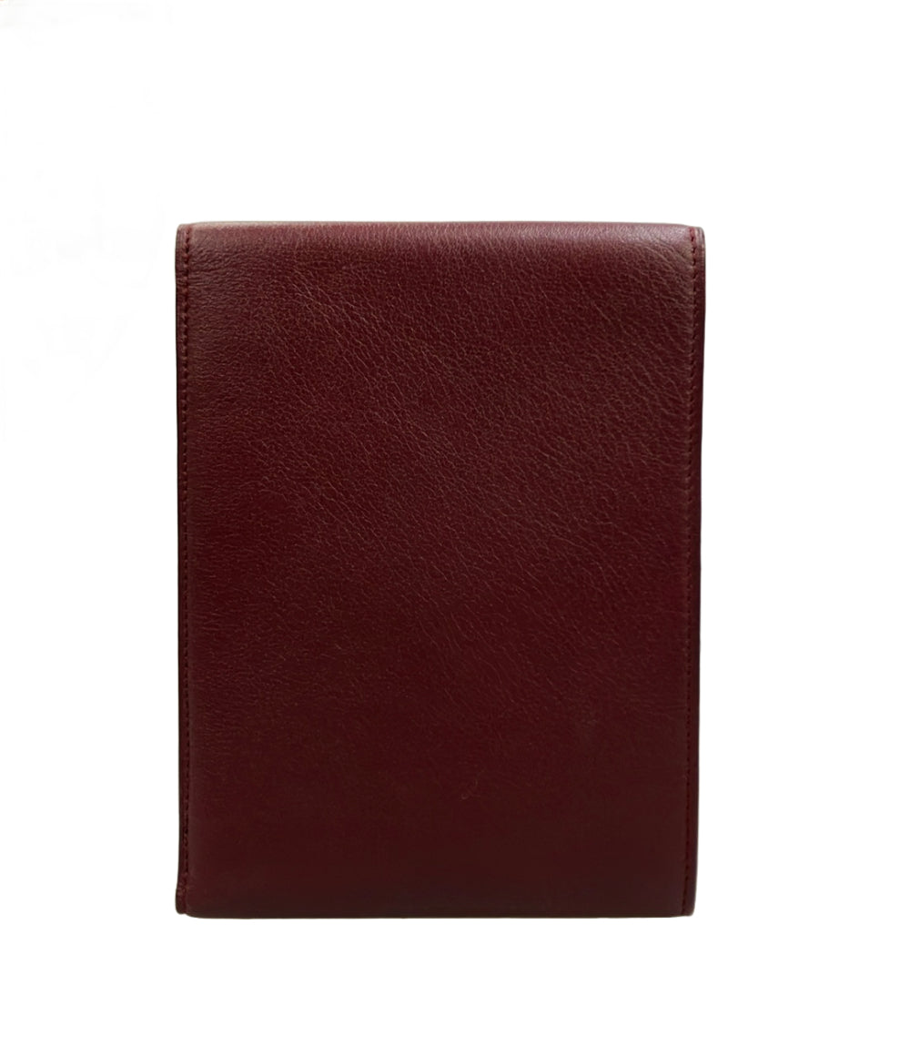 Cartier 二つ折り札入れ財布 カーフ L3000580 レディース カルティエ
