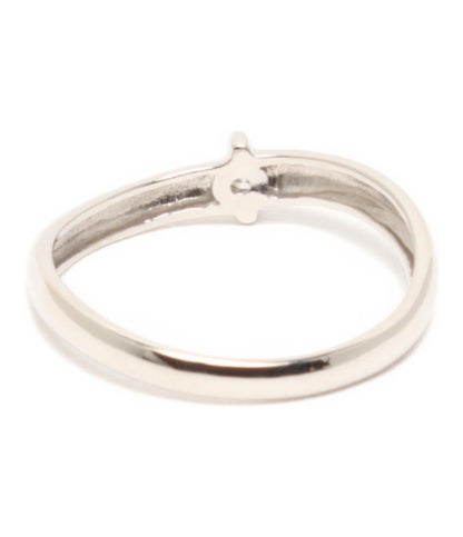 美品 リング 指輪 Pt900 ダイヤ 0.06ct レディース SIZE 12号