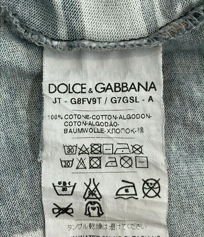 DOLCE & GABBANA 半袖Tシャツ 総柄 レディース SIZE 44 (S) ドルチェアンドガッバーナ