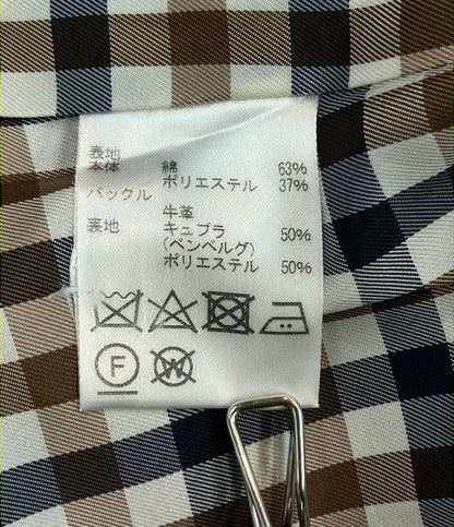 Aquascutum トレンチコート クラブチェック柄 レディース SIZE 10 (L) アクアスキュータム