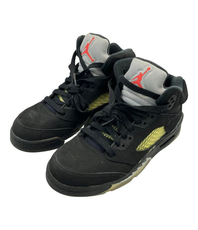 NIKE ミドルカットスニーカー GIRLS AIR JORDAN 5 RETRO OG BG 845036-003 キッズ SIZE 23.0 (M) ナイキ