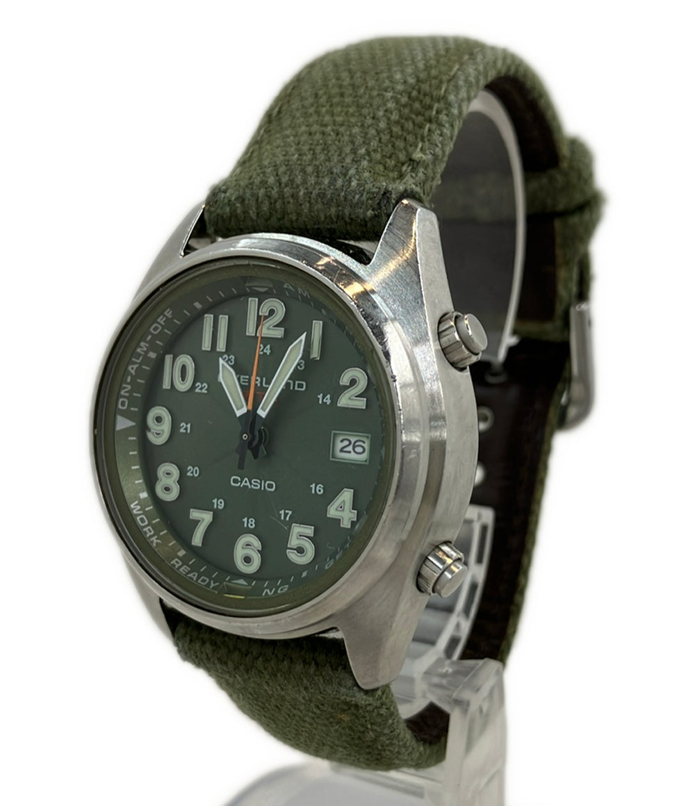 CASIO 腕時計 オーバーランド OVERLAND ソーラー グリーン OVW-100BJ レディース メンズ カシオ