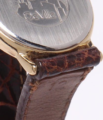 OMEGA 腕時計 de ville デ・ヴィル クオーツ ゴールド 595.0097.2 レディース オメガ
