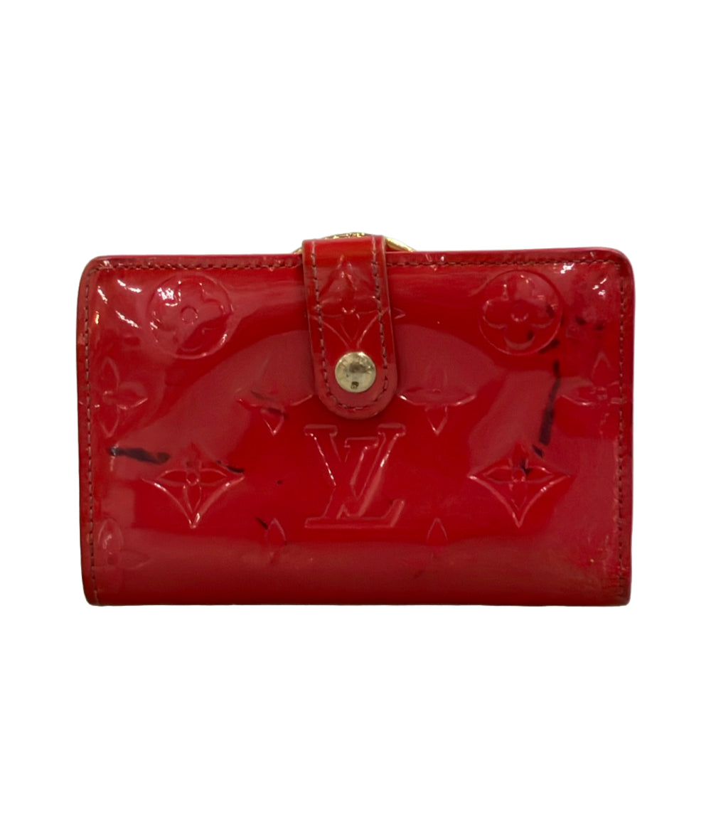 LOUIS VUITTON 二つ折り財布 がま口 ポルトフォイユ ヴィエノワ ヴェルニ M9141F レディース ルイ・ヴィトン
