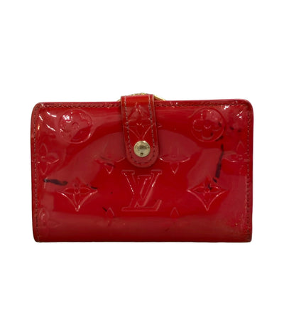 LOUIS VUITTON 二つ折り財布 がま口 ポルトフォイユ ヴィエノワ ヴェルニ M9141F レディース ルイ・ヴィトン