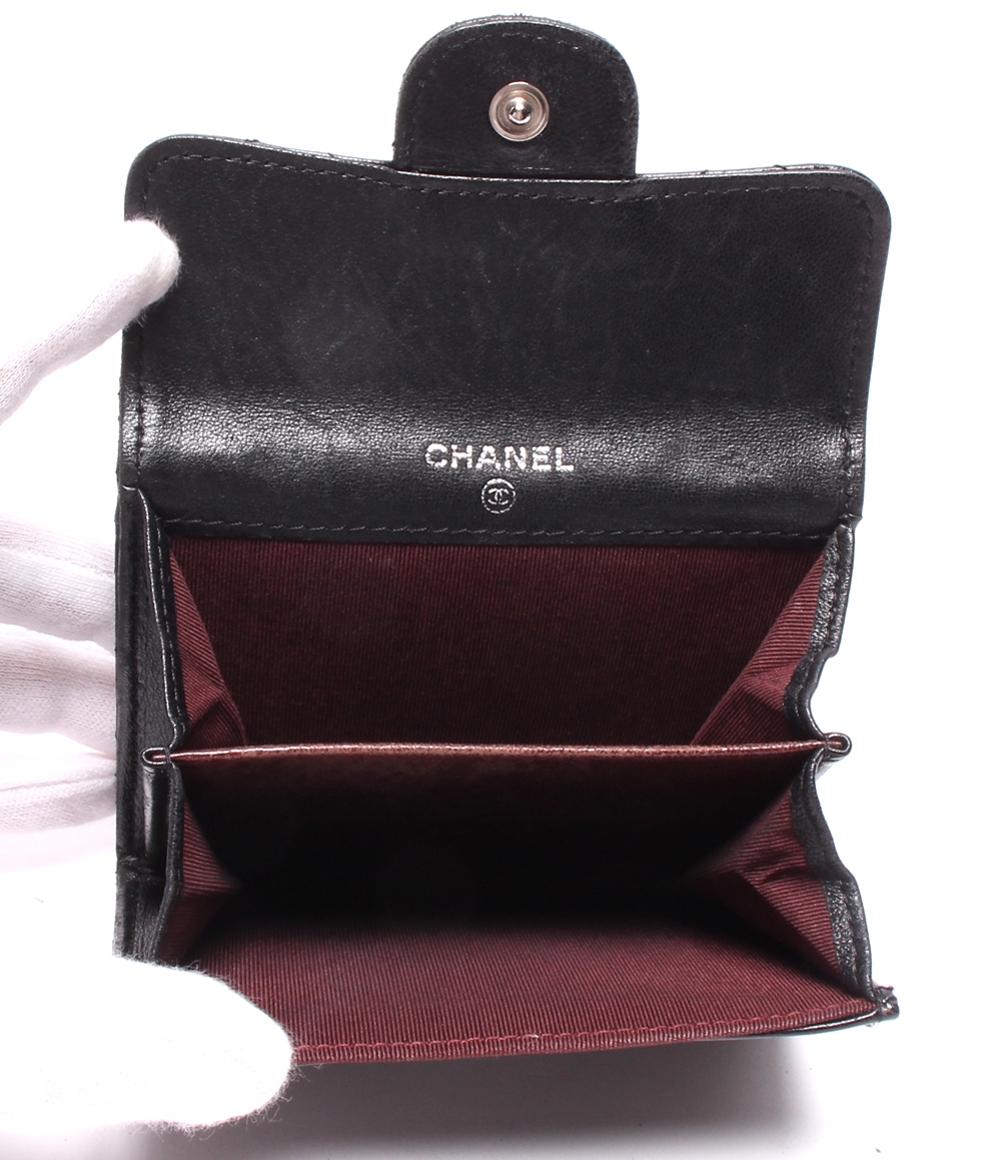 シャネル コインケース シルバー金具 マトラッセ レディース CHANEL