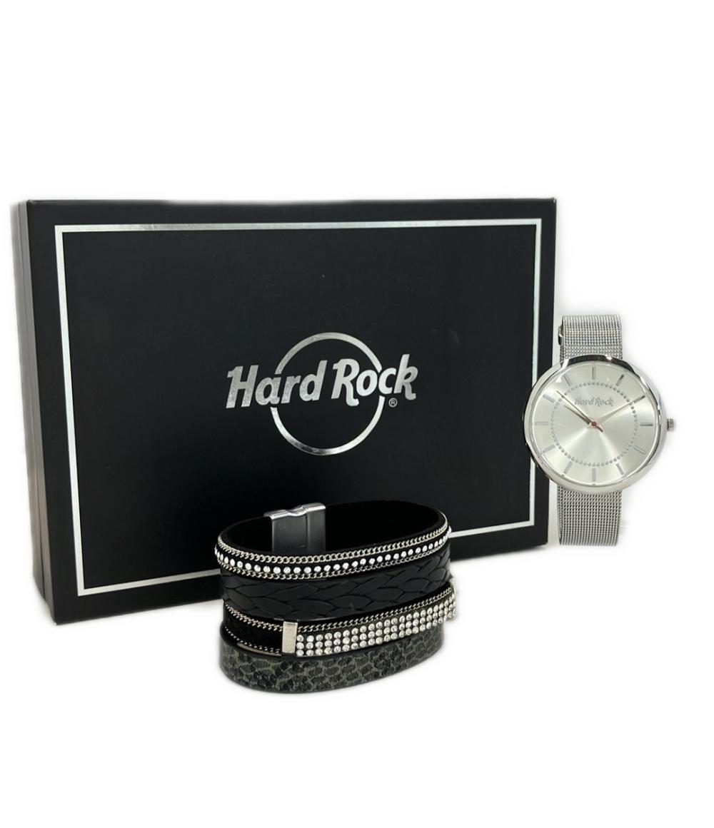 ハードロック 腕時計 クオーツ シルバー メンズ HARD ROCK