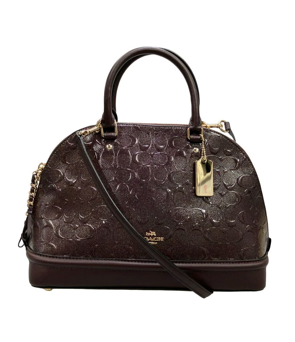 美品 COACH ハンドバッグ ショルダーバッグ 2WAY 斜め掛け F55449 レディース コーチ