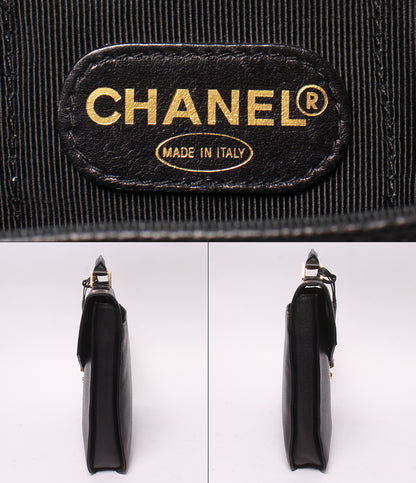 CHANEL ビジネスバッグ ブリーフケース ゴールド金具 3番台 メンズ レディース シャネル