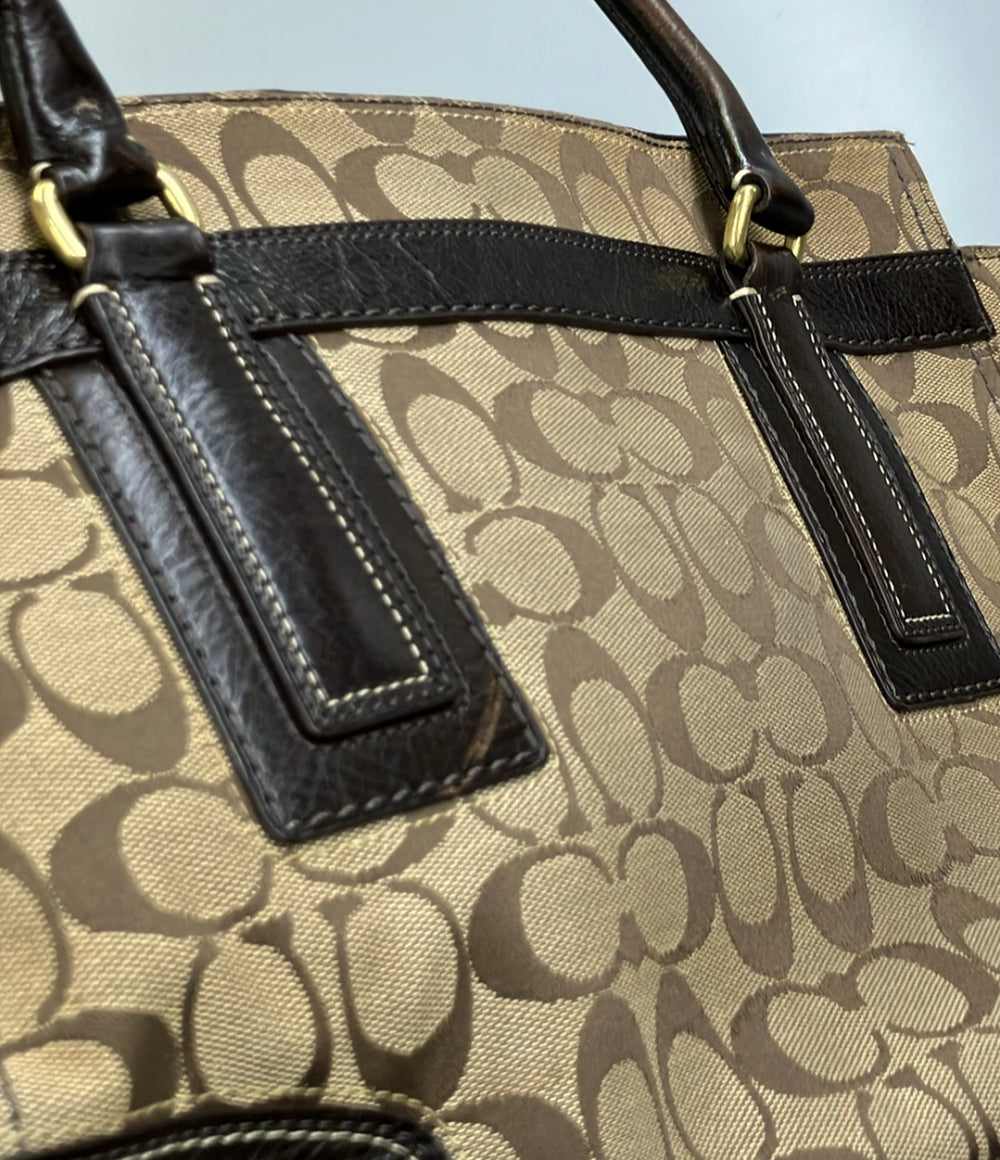 COACH トートバッグ キャンバス シグネチャー 11063 レディース コーチ
