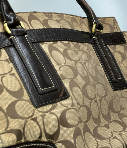 COACH トートバッグ キャンバス シグネチャー 11063 レディース コーチ