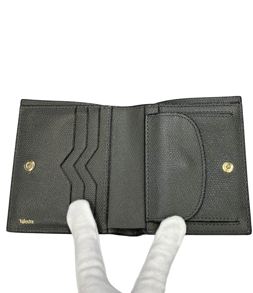美品 ヴァレクストラ 二つ折り財布 メンズ Valextra