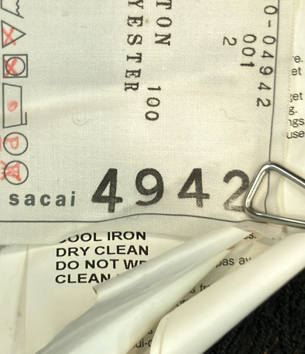 sacai 半袖Tシャツ レーストリム コットン 20SS 20-04942 レディース SIZE 2 (M) サカイ