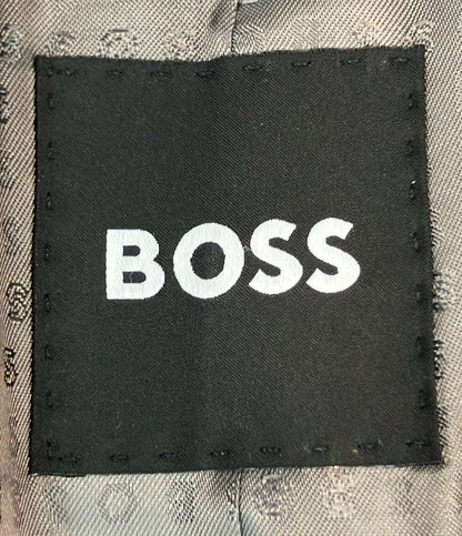 HUGO BOSS ピーコート カシミア混 スリムフィット ダブルブレスト ライトブラウン HYDE-PCOAT-254 メンズ SIZE 46 (M) ヒューゴボス