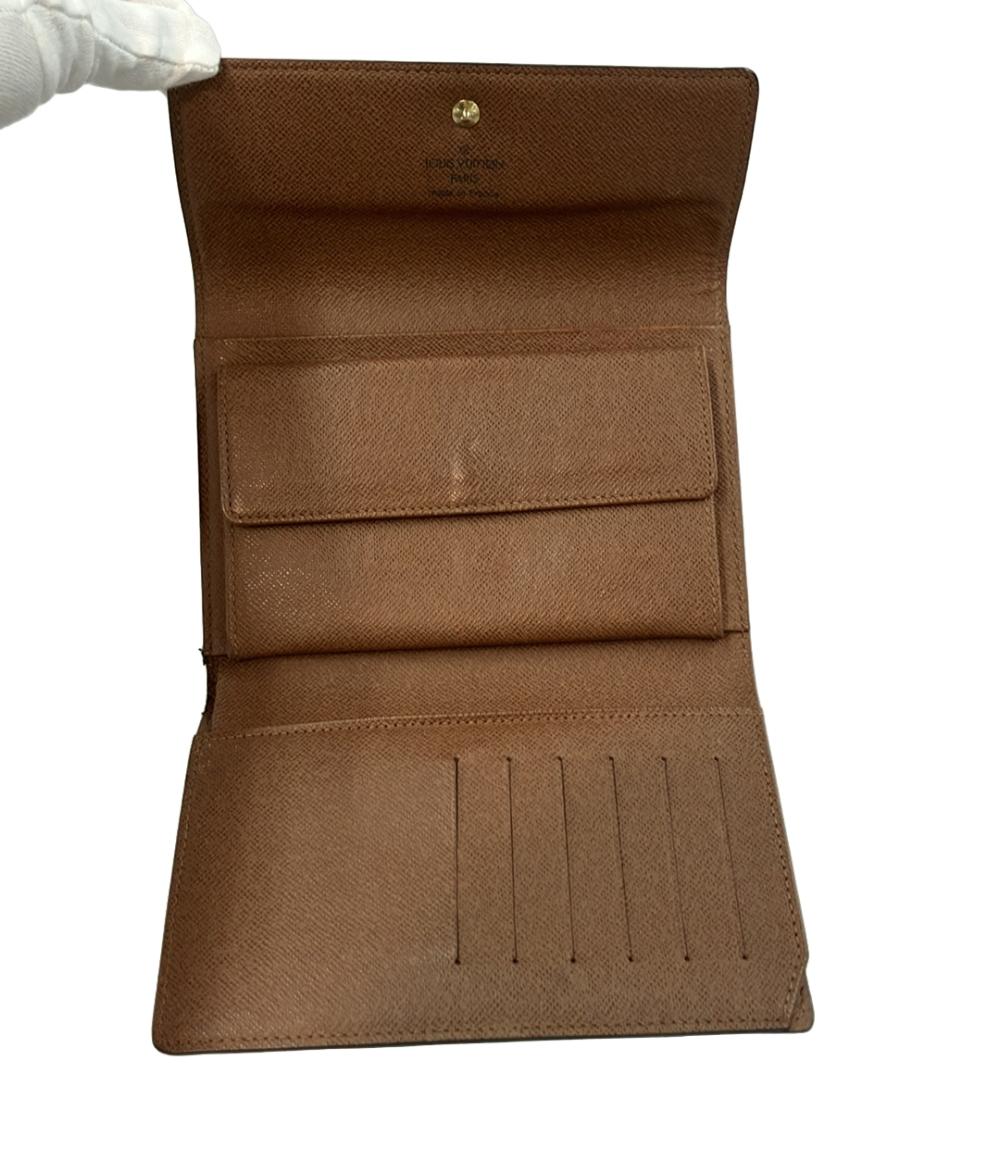 LOUIS VUITTON 三つ折り財布 ポルトトレゾール エテュイ パピエ モノグラム M61202 レディース メンズ ルイ・ヴィトン