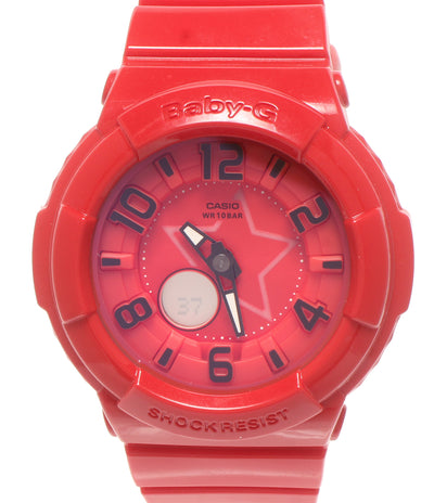 CASIO 腕時計 Neon Dial Series ネオンダイヤルシリーズ Baby-G クオーツ レッド BGA-133 レディース メンズ カシオ