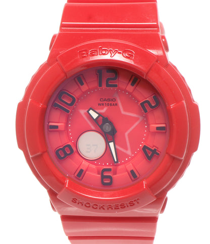CASIO 腕時計 Neon Dial Series ネオンダイヤルシリーズ Baby-G クオーツ レッド BGA-133 レディース メンズ カシオ