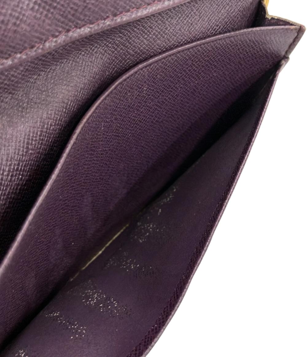 ルイ・ヴィトン 二つ折り札入れ長財布 ポルトカルトクレディ エピ M63219 レディース LOUIS VUITTON