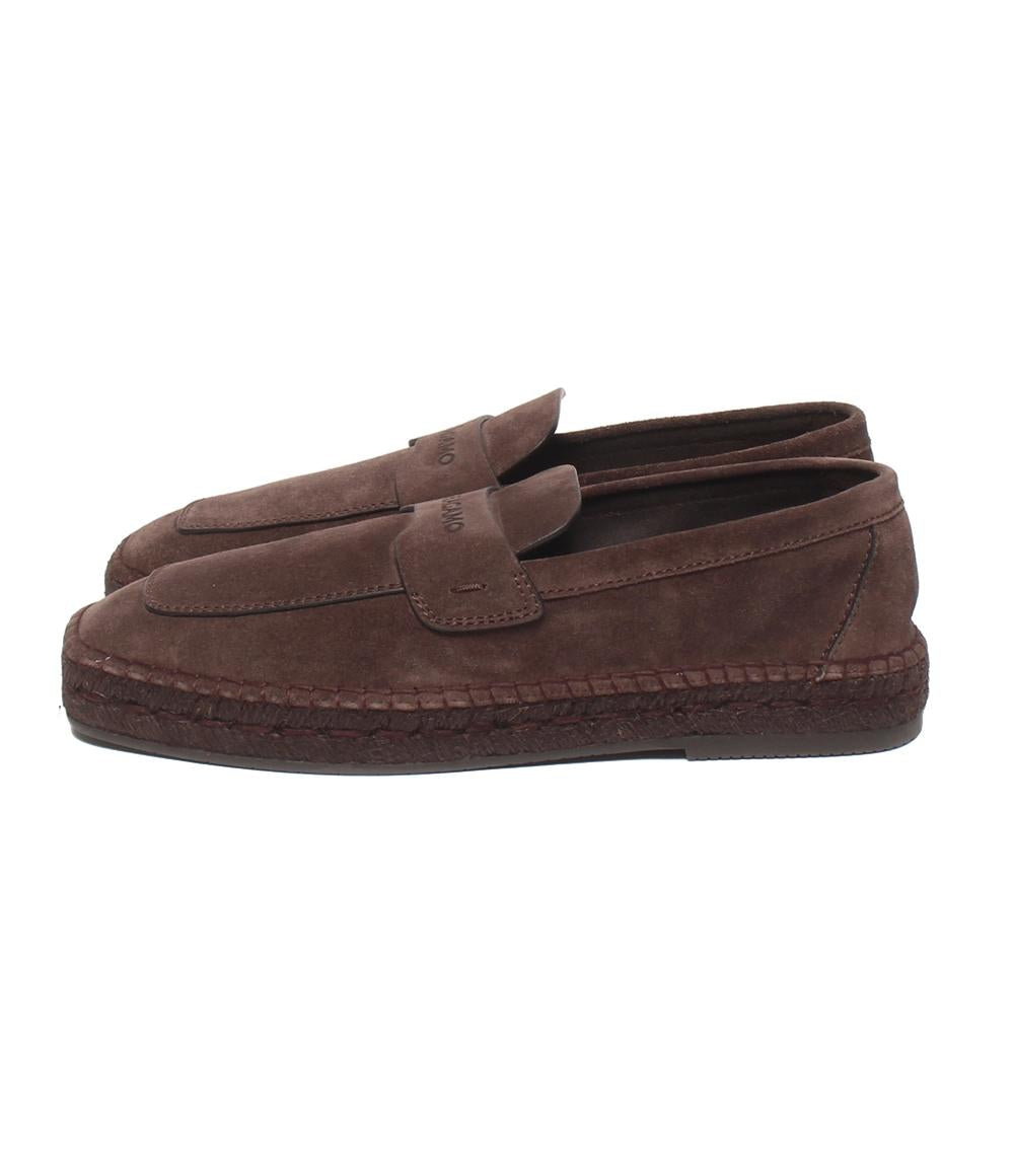 FERRAGAMO エスパドリーユローファー スエード 773043 レディース SIZE 7 フェラガモ