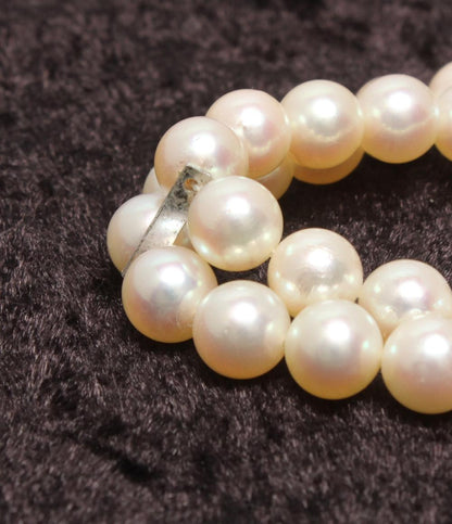 2連ブレスレット SV パール 6.0-6.5mm レディース